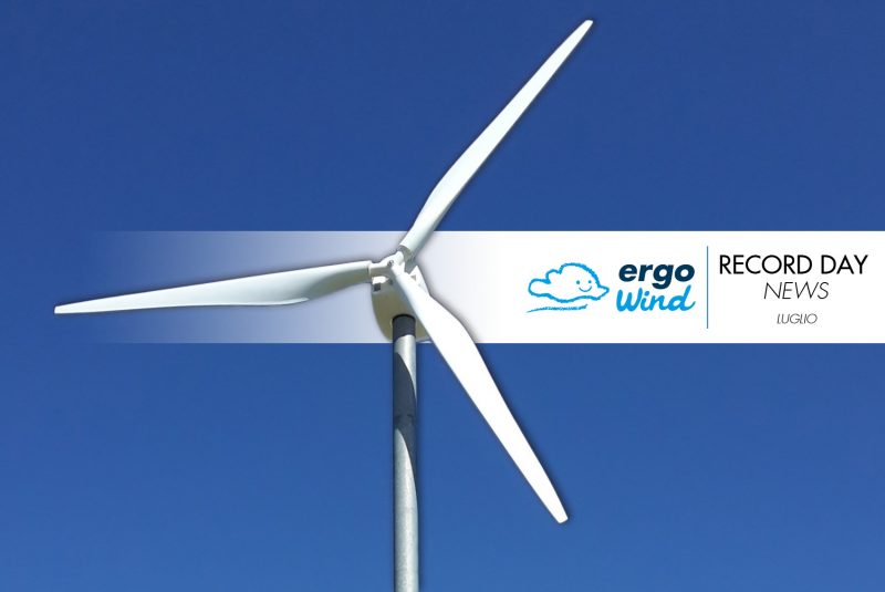 Dati e statistiche del mini eolico Ergo Wind
